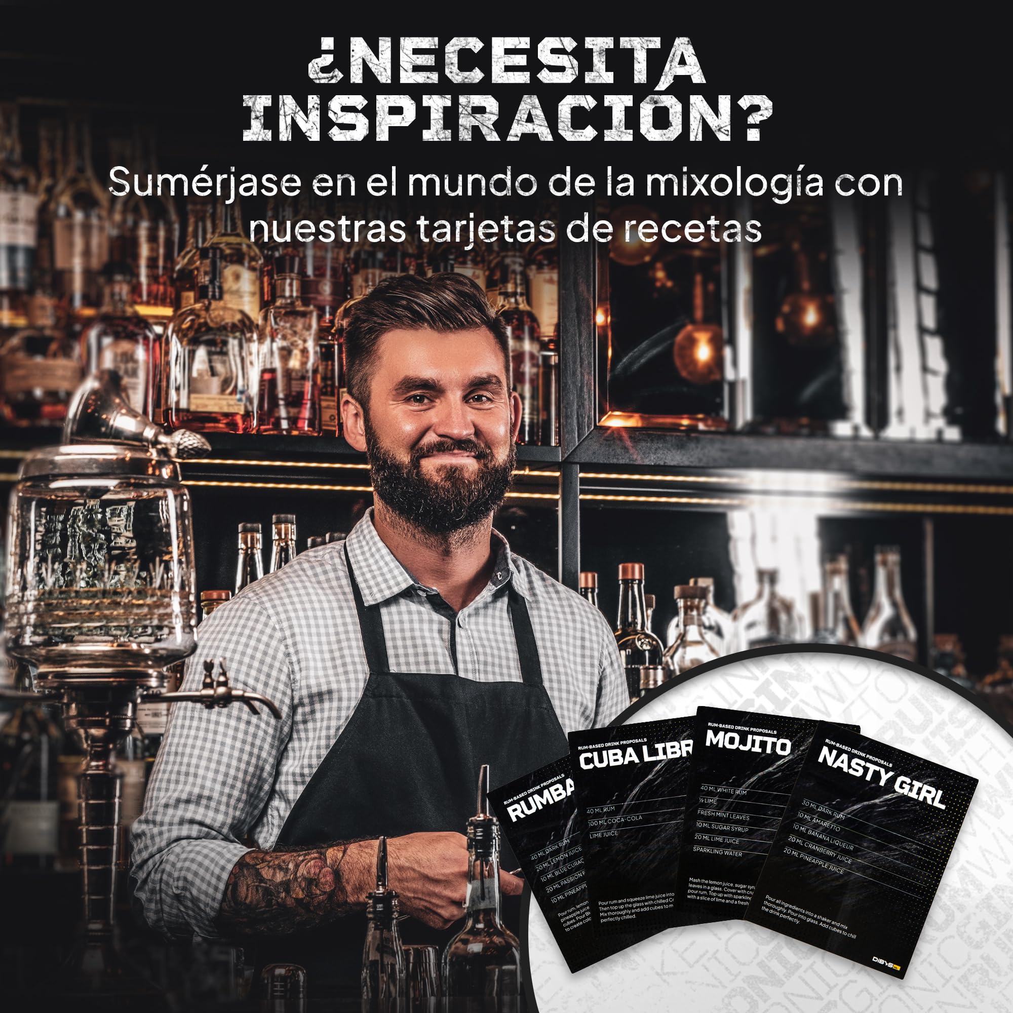 Kit Ron de Bricolaje con 12 Botánicos Naturales, Especias y Accesorios | Set de Regalo para Amantes del Ron