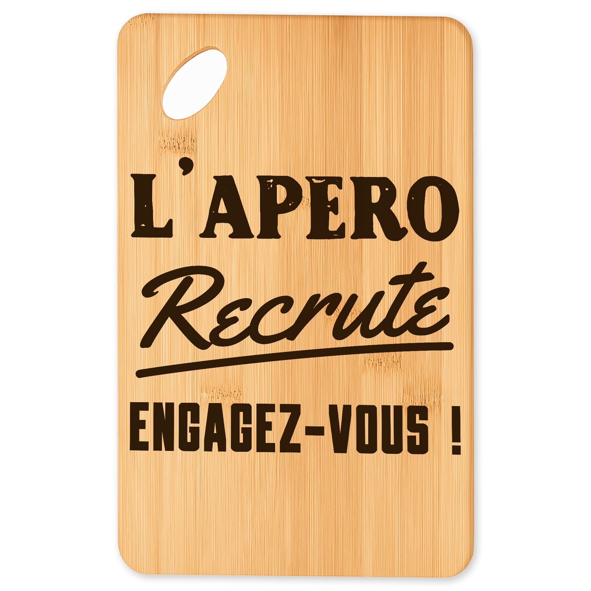 Planche à découper Alcool 3 un cadeau original pour les passionnés de cuisine