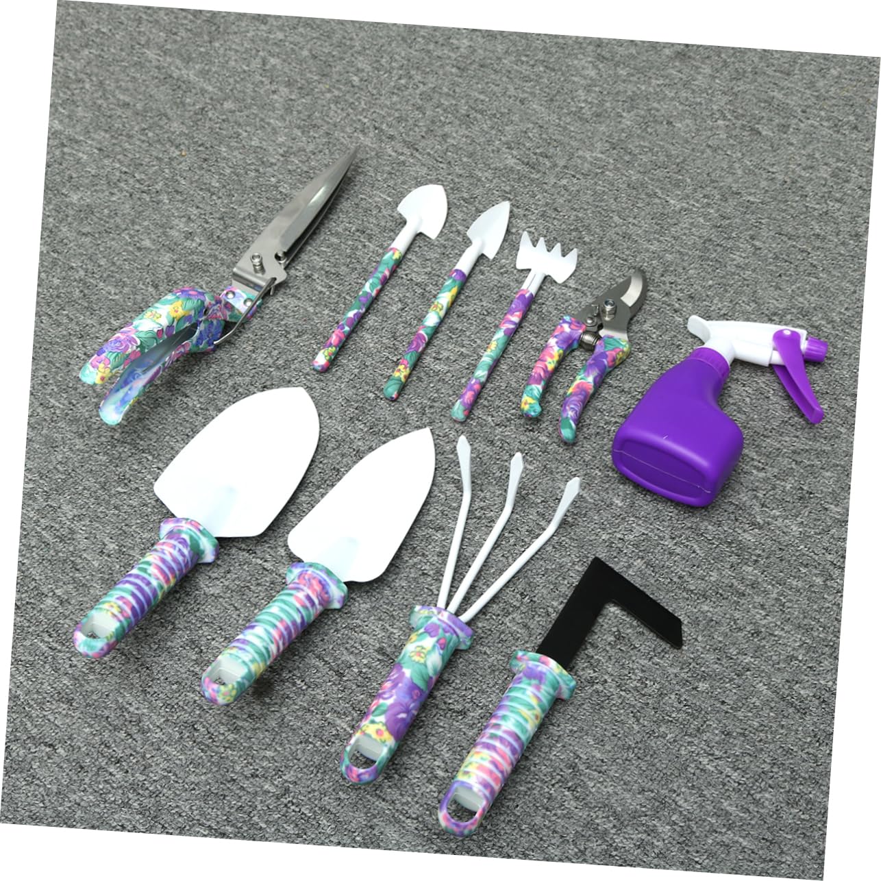 BESPORTBLE T Outil Ensemble De 10 Pièces Fournitures De Jardinage pour Femmes Impression D'Outils Outils De Jardinage pour Le Jardinage