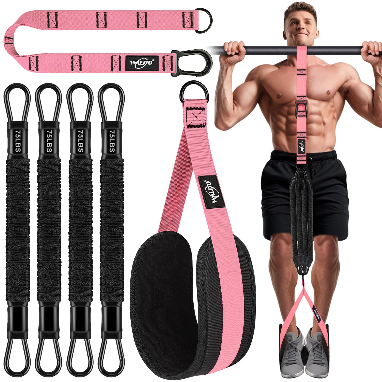 WALITO Pull Up Assistance Bands Set