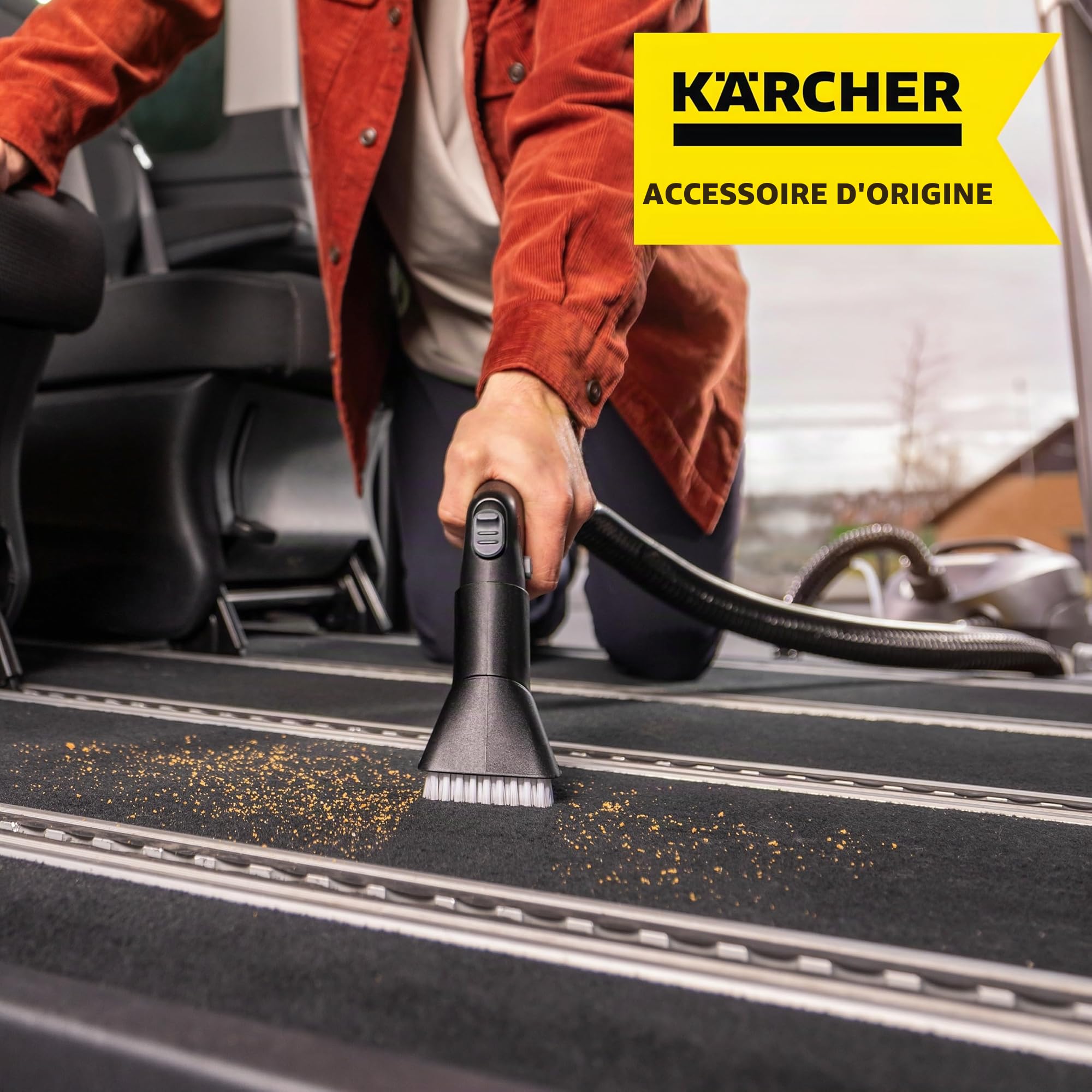Karcher Kärcher 2.863-221.0 - Accessoires pour Aspirateur Multifonction(Brosse, Kärcher, WD 2 WD 3, Noir)