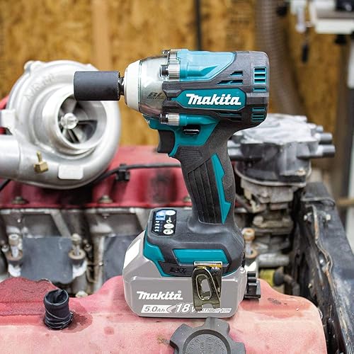 Miniatura 7 de Makita XRH01T 18V LXT - Kit de martillo giratorio inalámbrico de iones de litio sin escobillas de 1" (5.0Ah) con XWT15Z 18V LXT de iones de litio