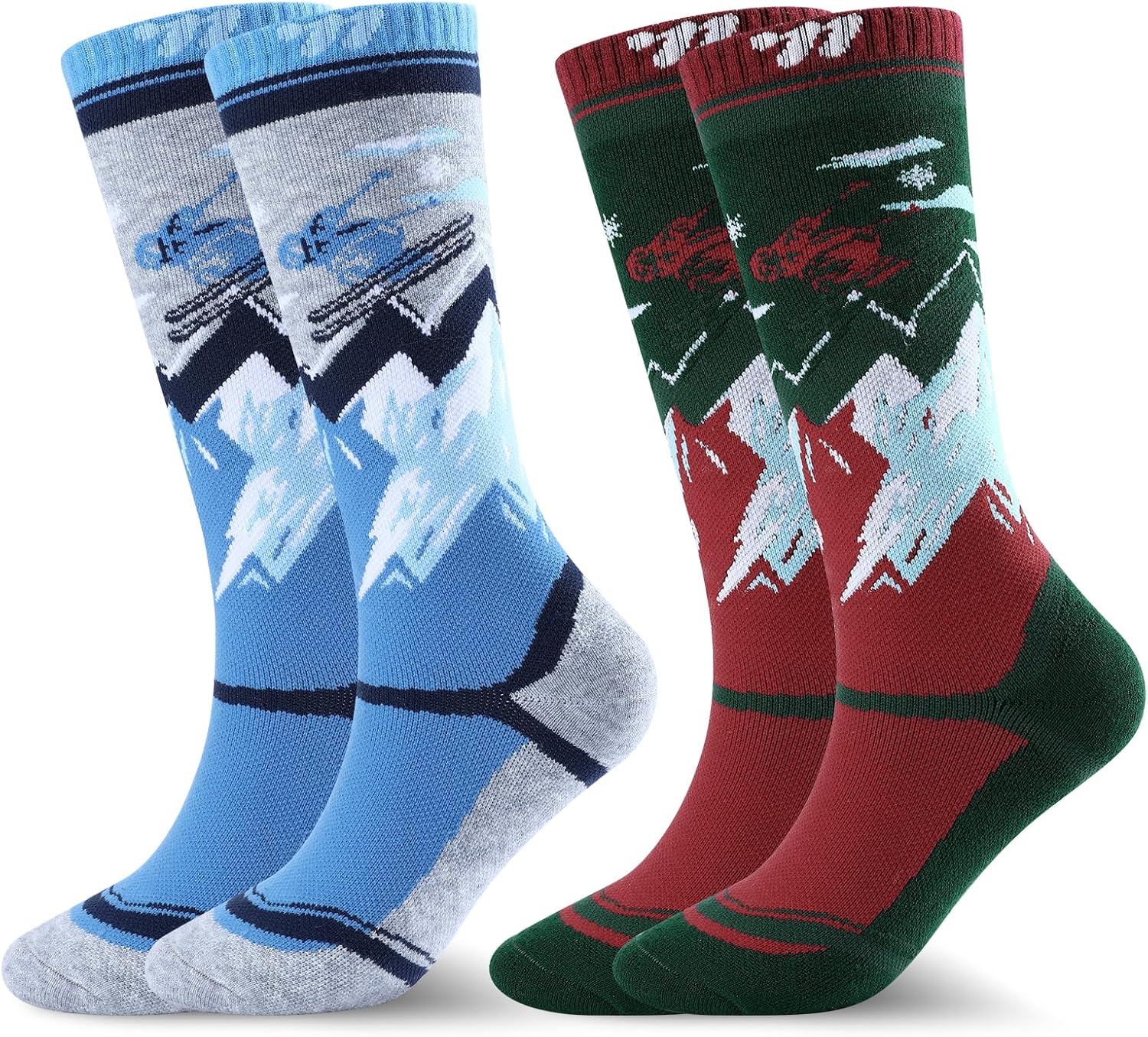 Cairn Skisokken Kinderen 2-pack Powder Unicorn