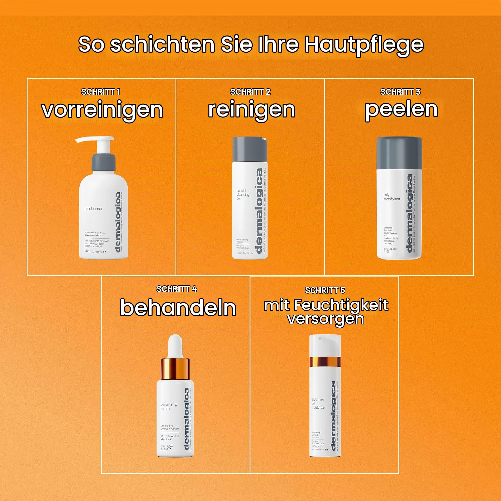 Dermalogica BioLumin-C Vitamin C Gel-Feuchtigkeitspflege 50ml | Leichte Vitamin-C-Gelpflege, die hydratisiert und der Haut gesunde Strahlkraft verleiht.