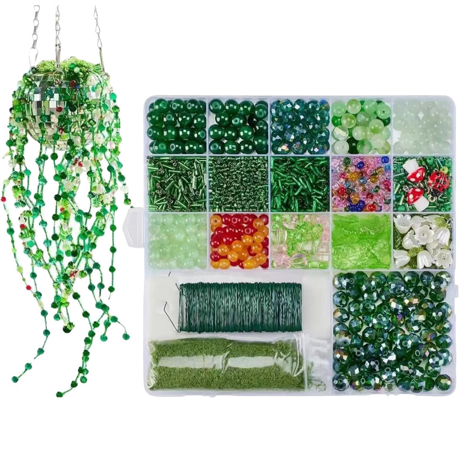 Kit fai da te per piante con perline, set fai da te con perline, per principianti, adulti, donne, studenti d'arte, professionisti, casa, artigianato, laboratorio, scuola, vacanze, compleanno