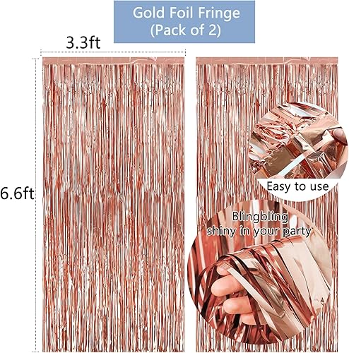 Miniatura 5 de Kit de decoración de feliz cumpleaños azul marino, globos de oro rosa, suministros de fiesta de cumpleaños para mujeres, niñas, hombres, pancarta de