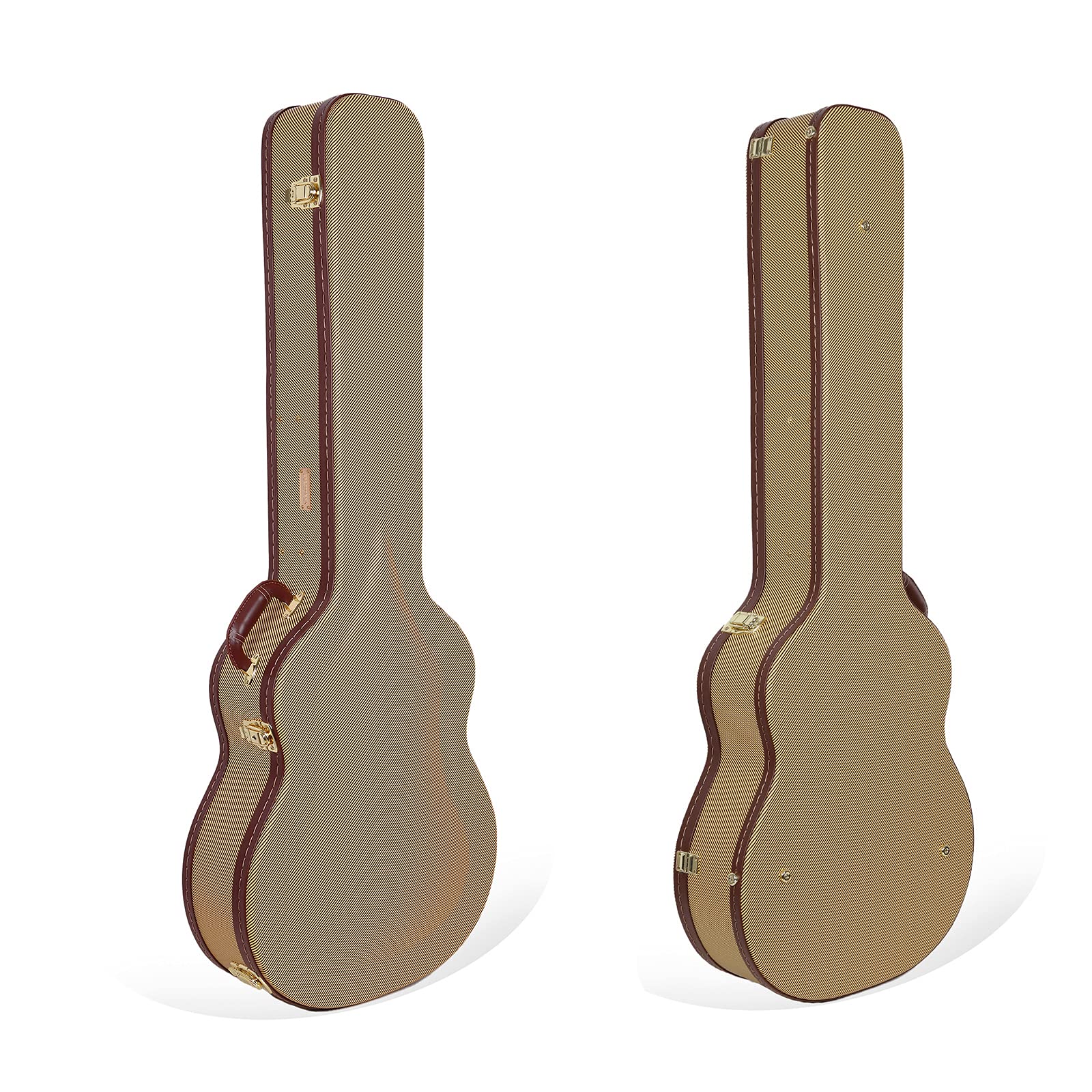 Crossrock Étui en Bois Pour guitares Basses acoustiques, vinyle Tweed (CRW620ABTW)
