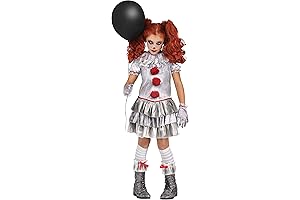 Girls' Carnevil Clown Costume