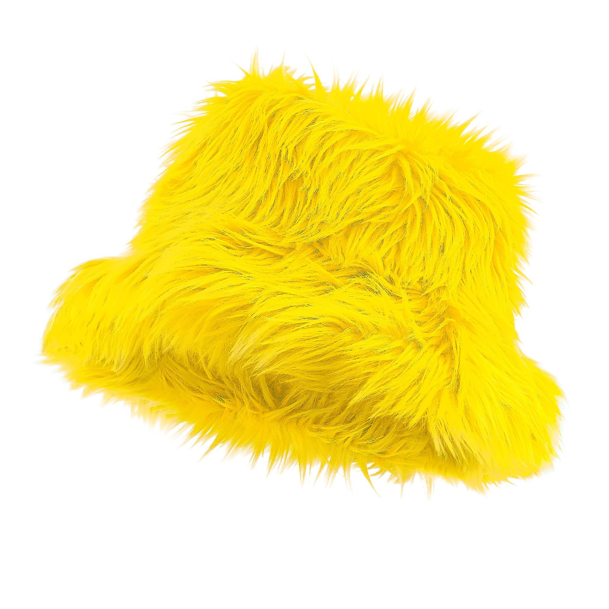 W WIDMANN MILANO Party Fashion - Plush Fishing Hat, Fluffy Fishing Hat, Accessory for Festivals Carnival, Theme Parties