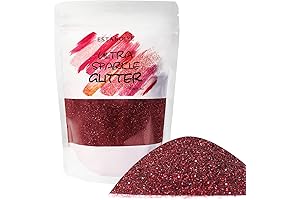 Burgundy Glitter - Shimmering Craftsmanship in Maroon Red