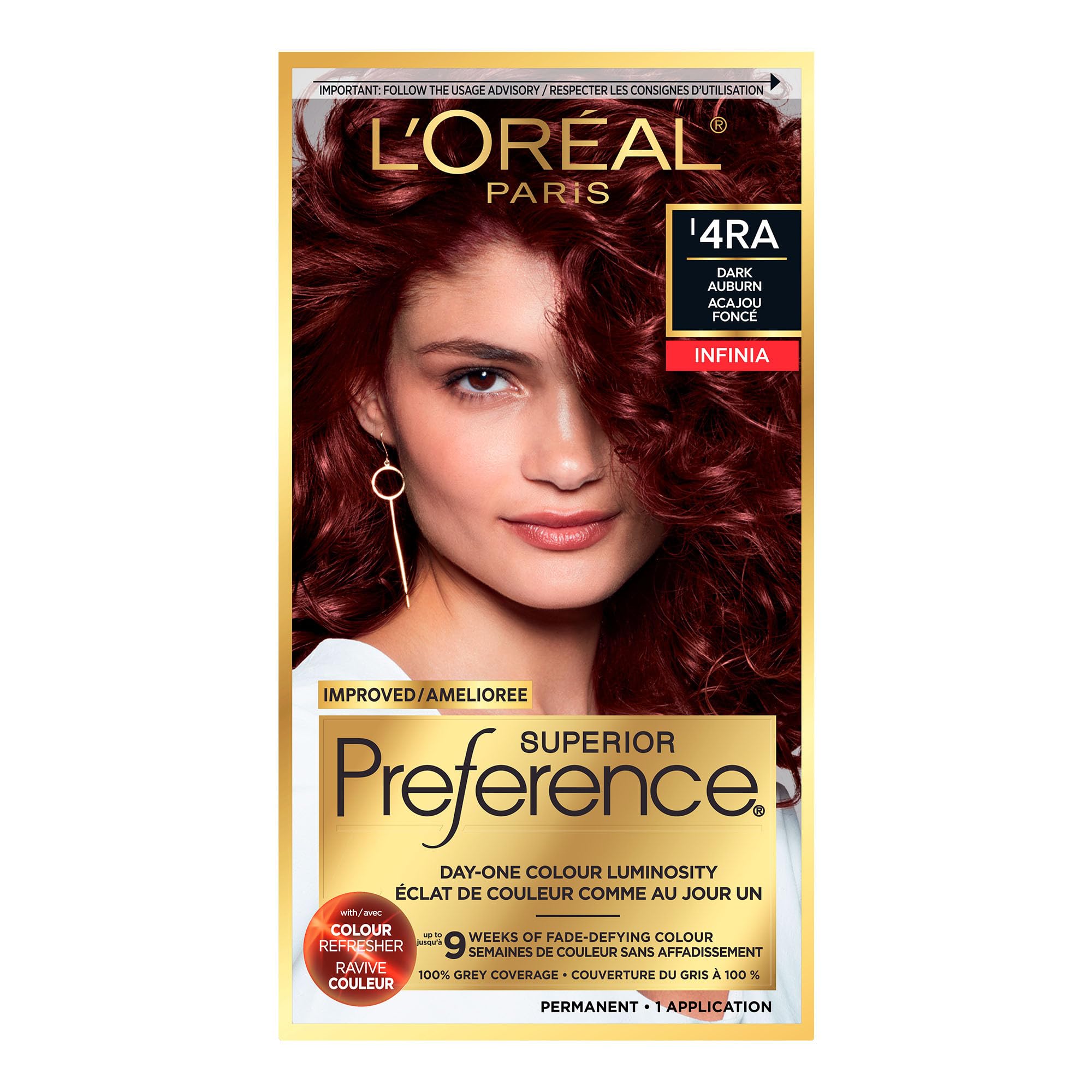 L‘Oreal Paris Preference Haarfarbe 6.35 Havanna – Permanente Farbe Mit Optimaler Grauabdeckung
