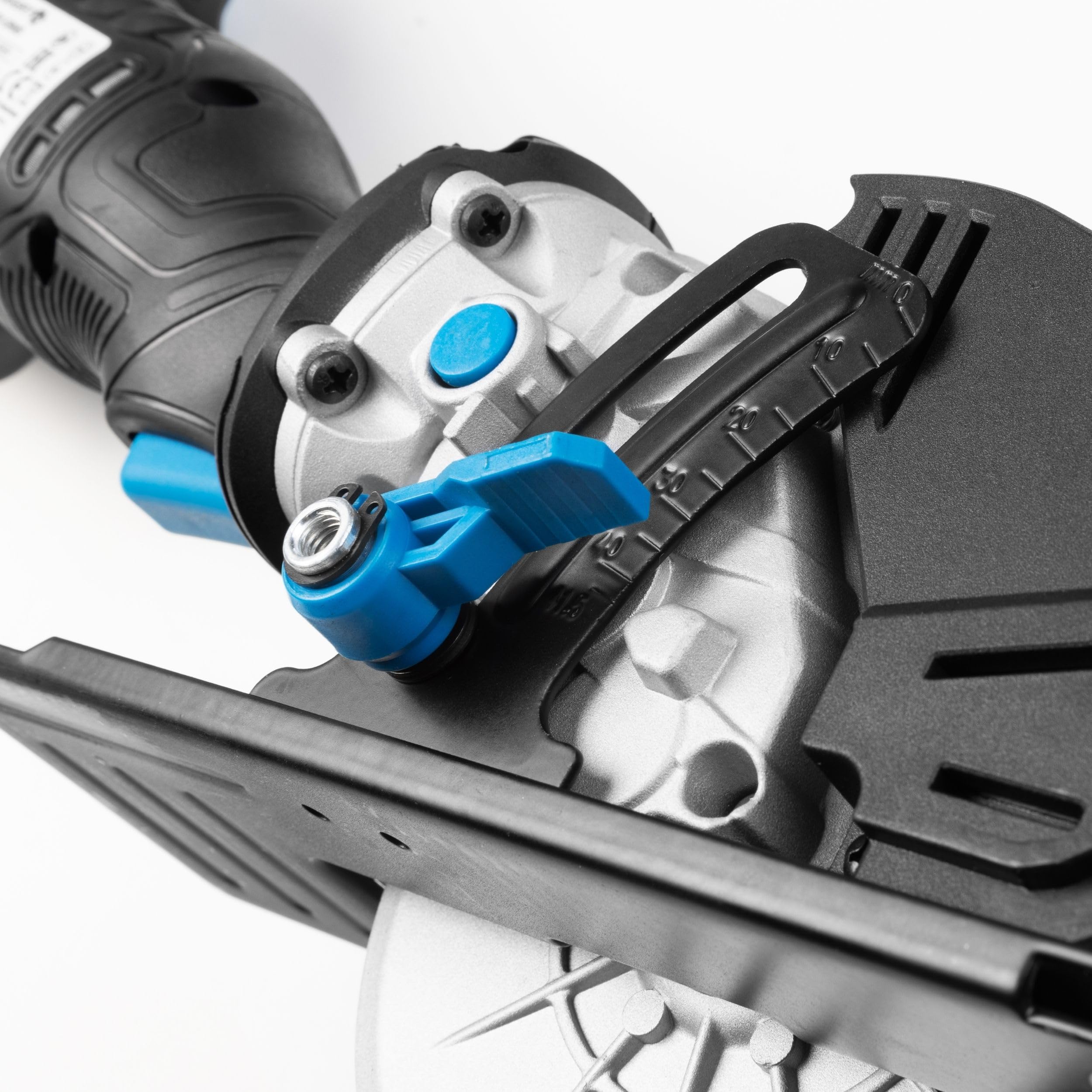 HÖGERT TECHNIK - bezszczotkowa akumulatorowa ręczna piła tarczowa 18 V mini piła tarczowa do metalu 120 mm 41,5 mm głębokość cięcia 4000 obr./min kompaktowa lekka aluminiowa osłona prowadnica