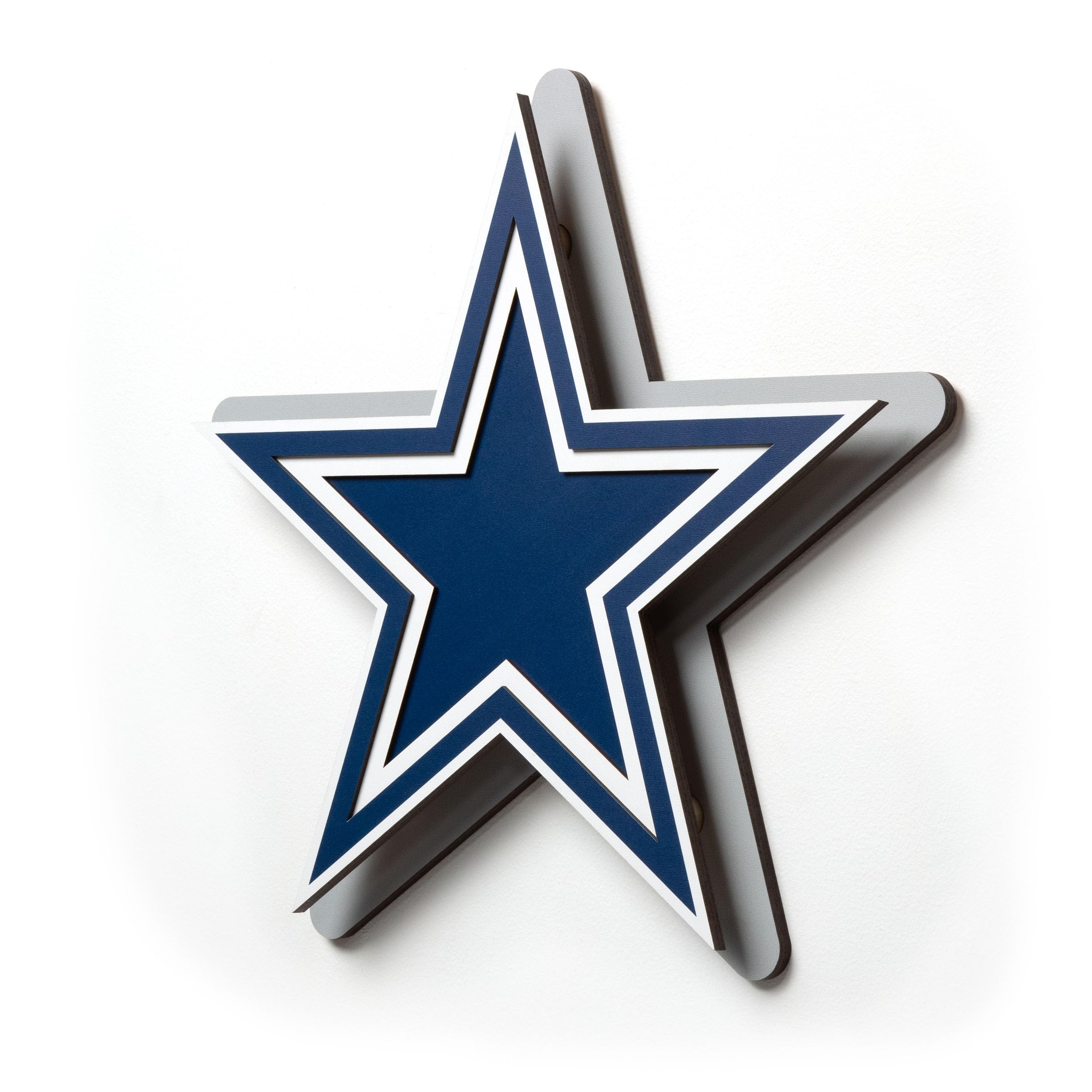 YouTheFan NFL Dallas Cowboys 3D Logo Die Cut Wall Art