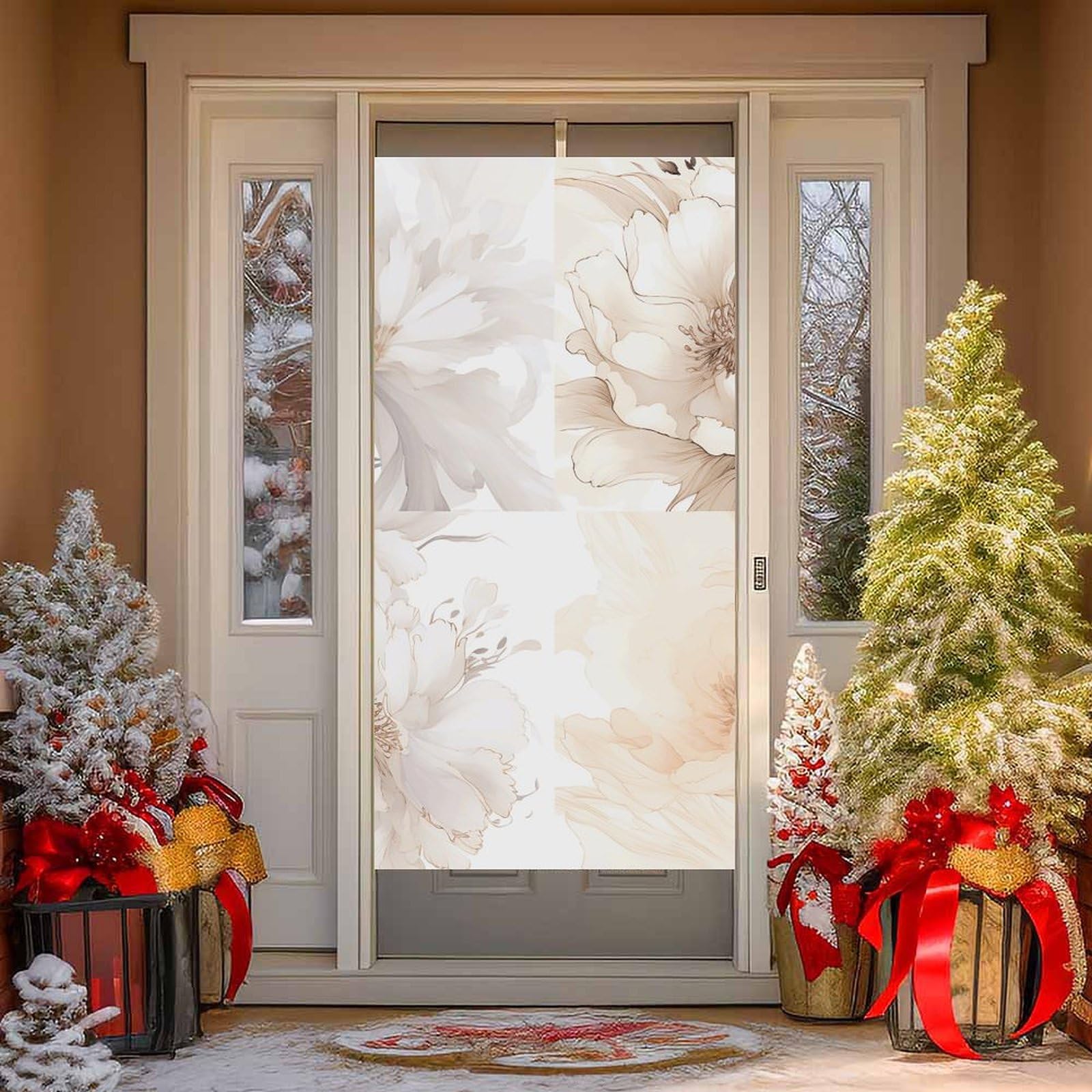NTVOWPZO Image Door Curtains for Doorway Privacy Dividers Door Banner Blackout Curtains Fabric Door Window Curtain for Home Bedroom Kitchen Decor 35.4x70.9 in Decorative Banner