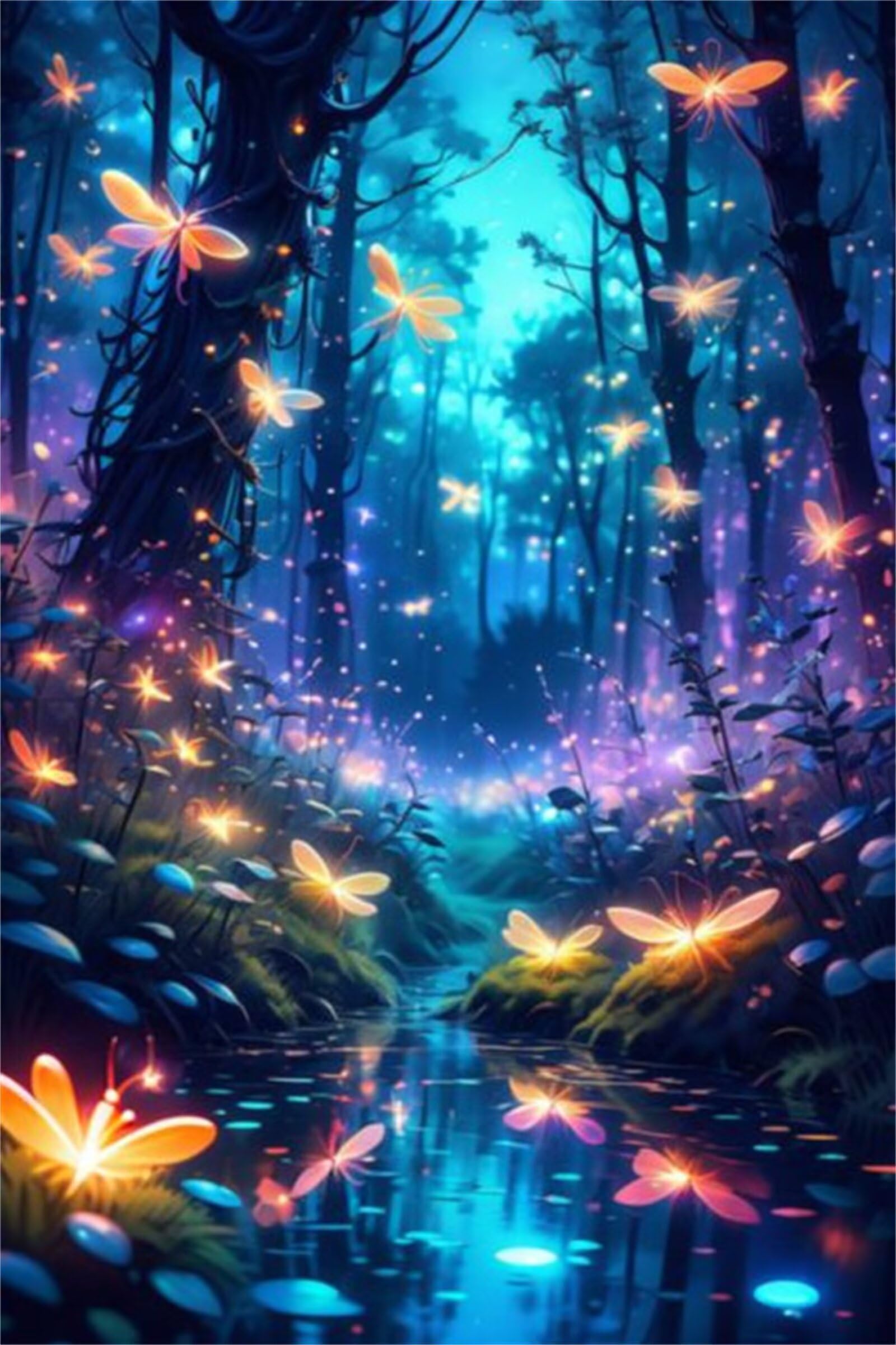 Giungla fluorescente - Puzzle 2000 Pezzi - puzzle Fai da te 100x70 cm,Intrattenimento Creativo - Puzzles Per Adulti E Tutta La Famiglie
