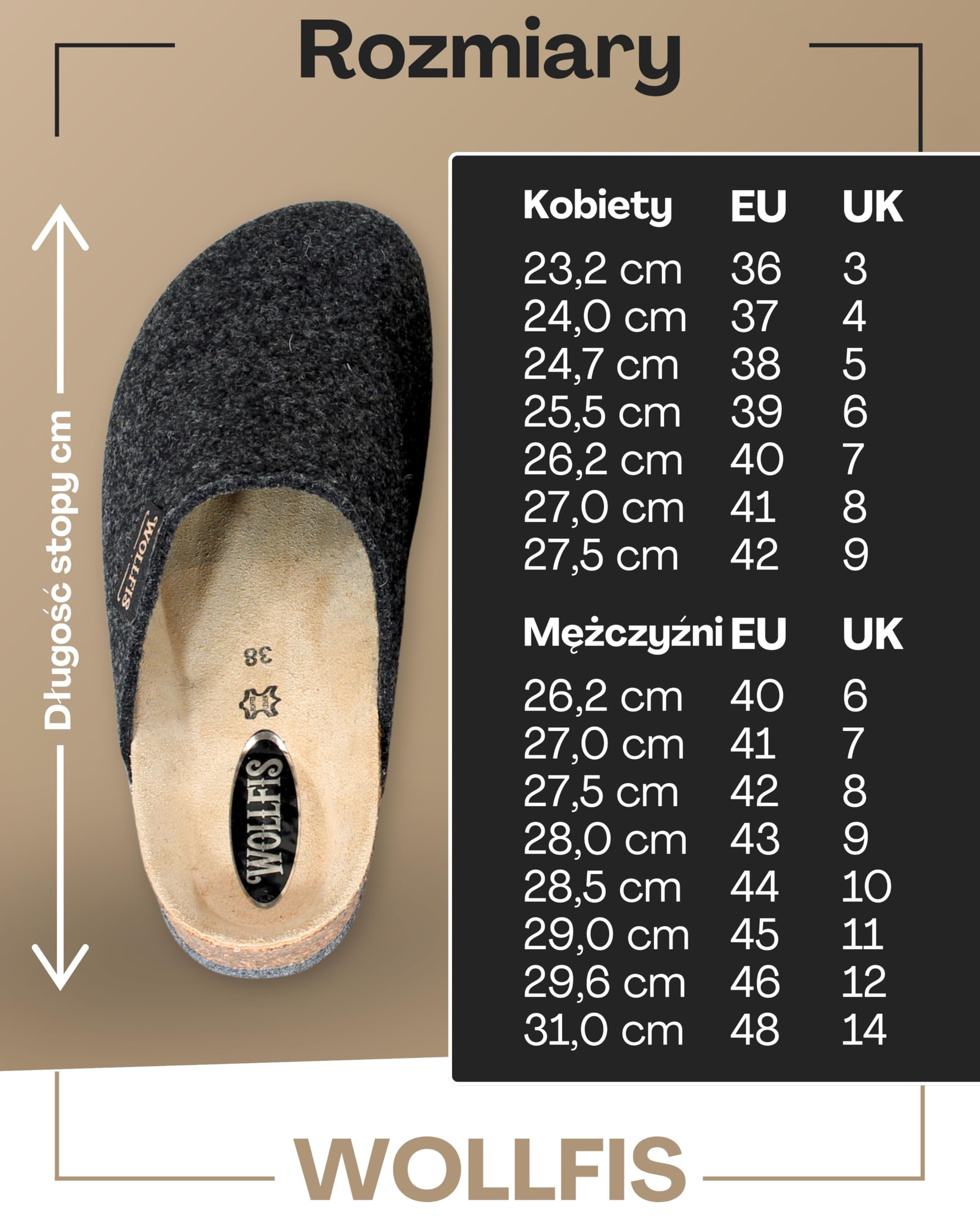 Bio filcowe chodaki, eleganckie pantofle filcowe z wysokiej jakości korka i filcu wełnianego, ciepłe kapcie uniseks z podeszwą ABS, ergonomiczne, oddychające i antypoślizgowe
