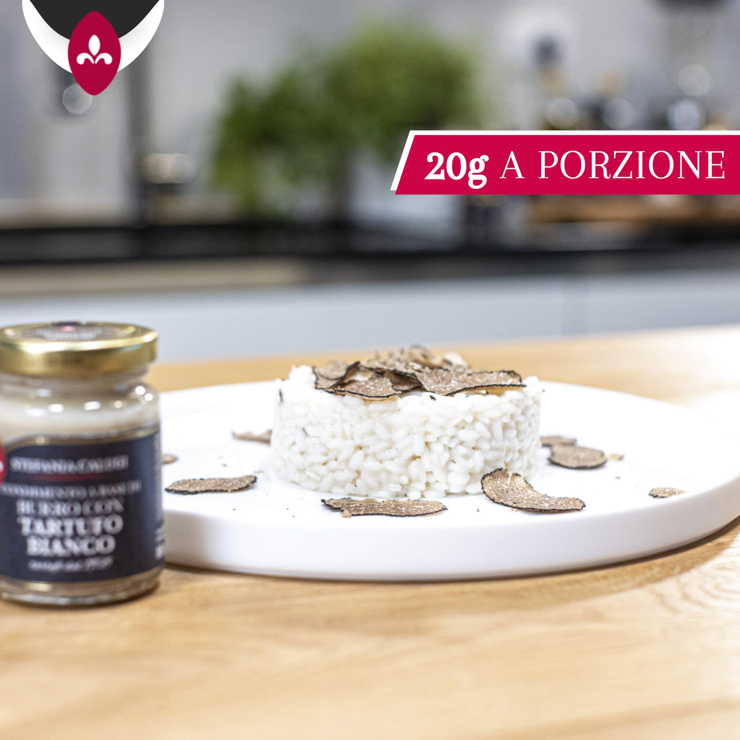 Stefania Calugi - 450g Condimento a Base di Burro con Tartufo 3% - Pronto all’Uso - Gluten Free - Made in Italy