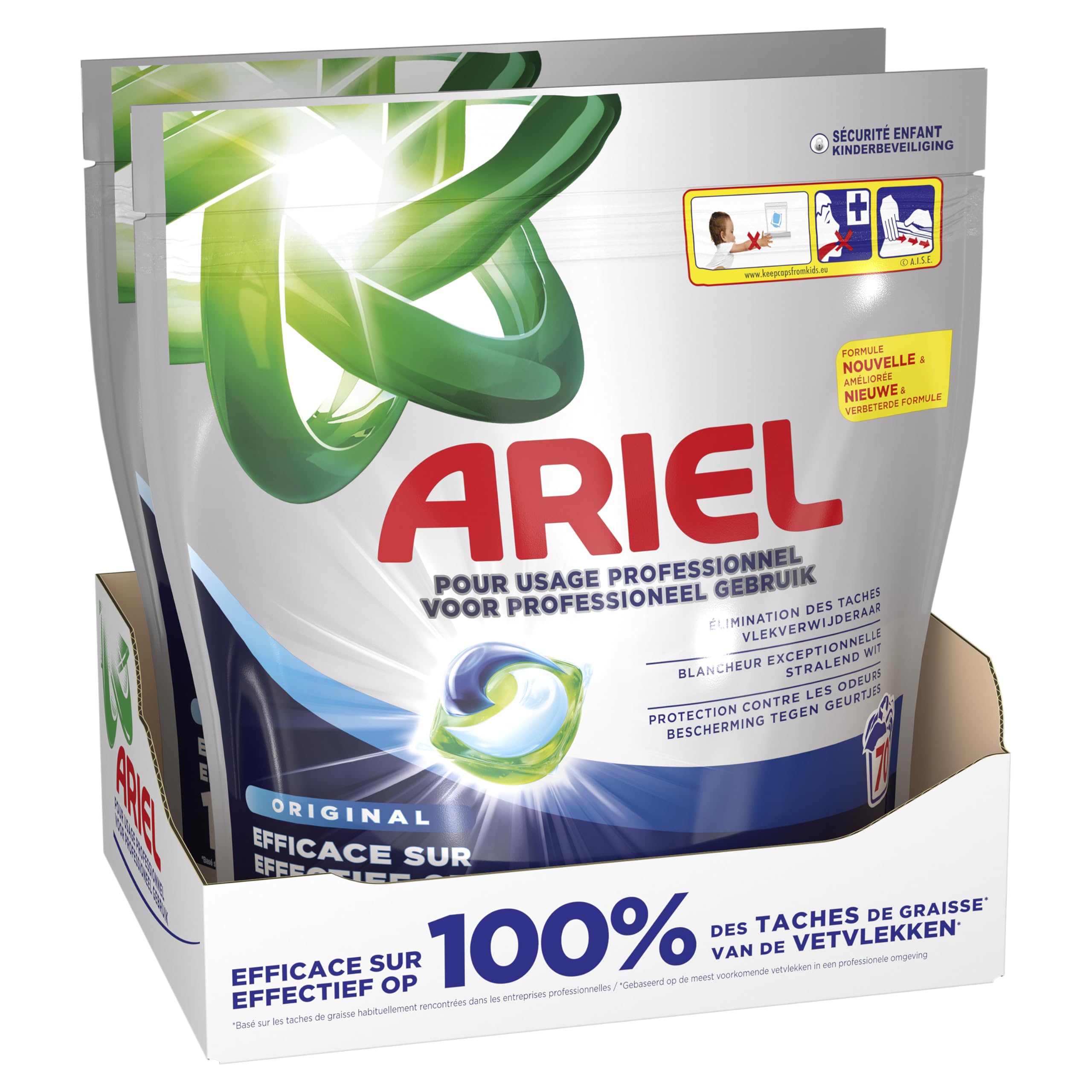 Ariel All in 1 Pods Regular - 2 x 70 lavados - Paquete económico