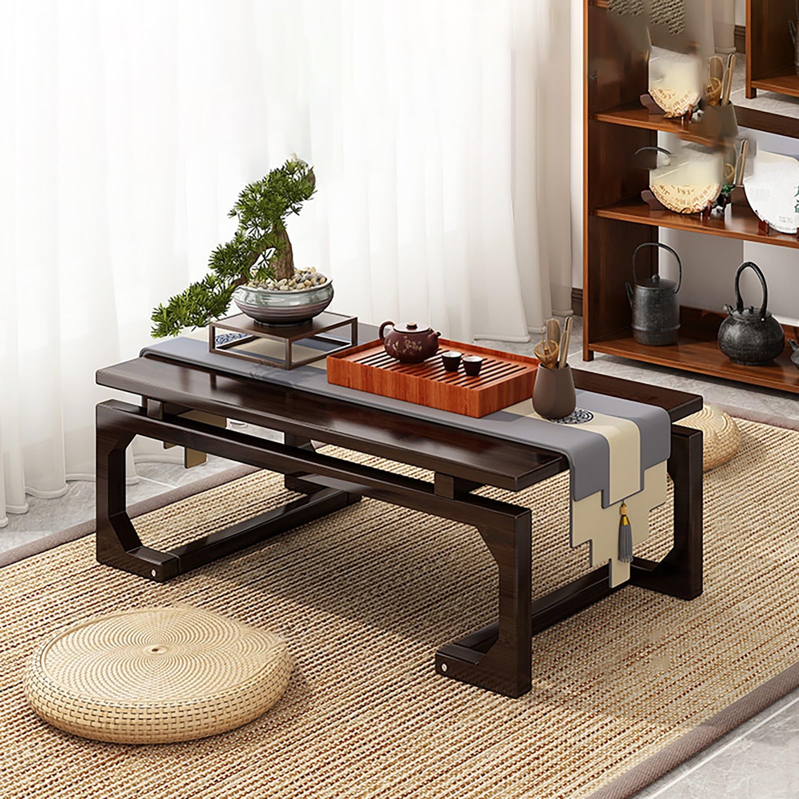 家具 収納付き座卓 ローテブル 和風 一品物 Amazon｜和室テーブル 座卓 ちゃぶ台 持つ 畳 リビングルーム 禅