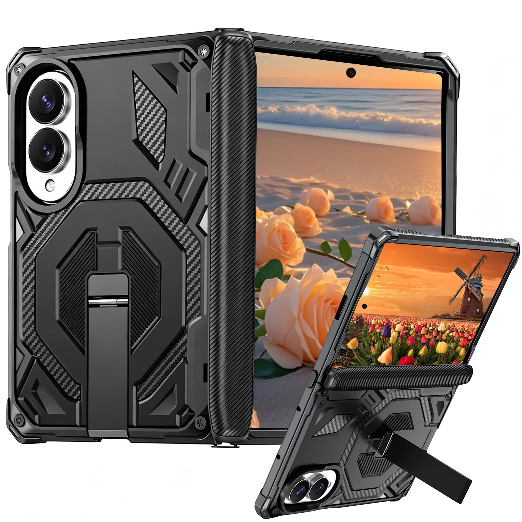 Custodia magnetica per Samsung Z Fold 8 con cerniera TXZ, colore