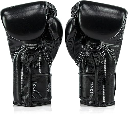 Miniatura 26 de Guantes de entrenamiento Fairtex Glory - Guantes de boxeo y MMA de cuero premium | Hechos a mano en Tailandia - Relleno de espuma absorbente de