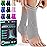 Modvel Foot & Ankle Brace Socks for Sprained Ankle Compression Sleeve - Plantar Fasciitis Relief Brace, Foot Support for pain Women & Men - Tendonitis & Arthritis Feet Sleeve, Stabilizing Ankles Wrap