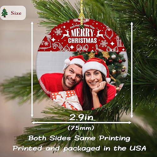 Miniatura 62 de Adornos personalizados para perro para árbol de Navidad 2024, adorno de Navidad personalizado para perros con nombre, regalos de decoración de árbol