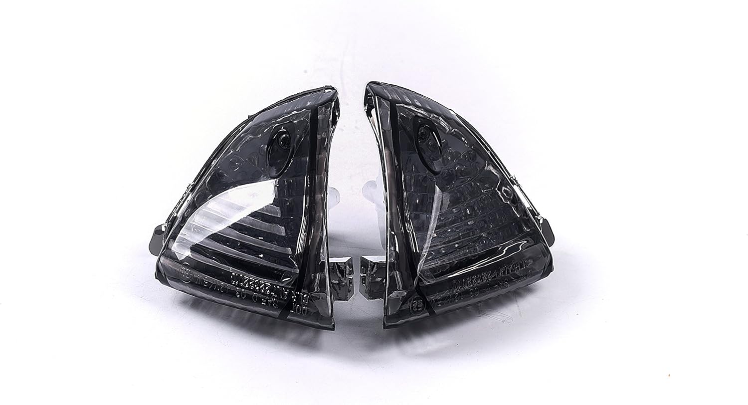 Motorcycle LED Rear Turn Signals Compatible with with 05-06 GSX-R1000, 06-07 GSX-R600 GSX-R750 Smoke