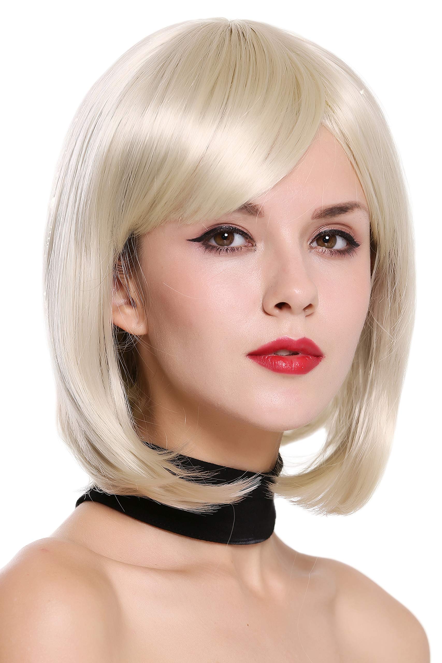WIG ME UP - DL-052-22/36 Parrucca donna Corta Frangetta Lungo bob