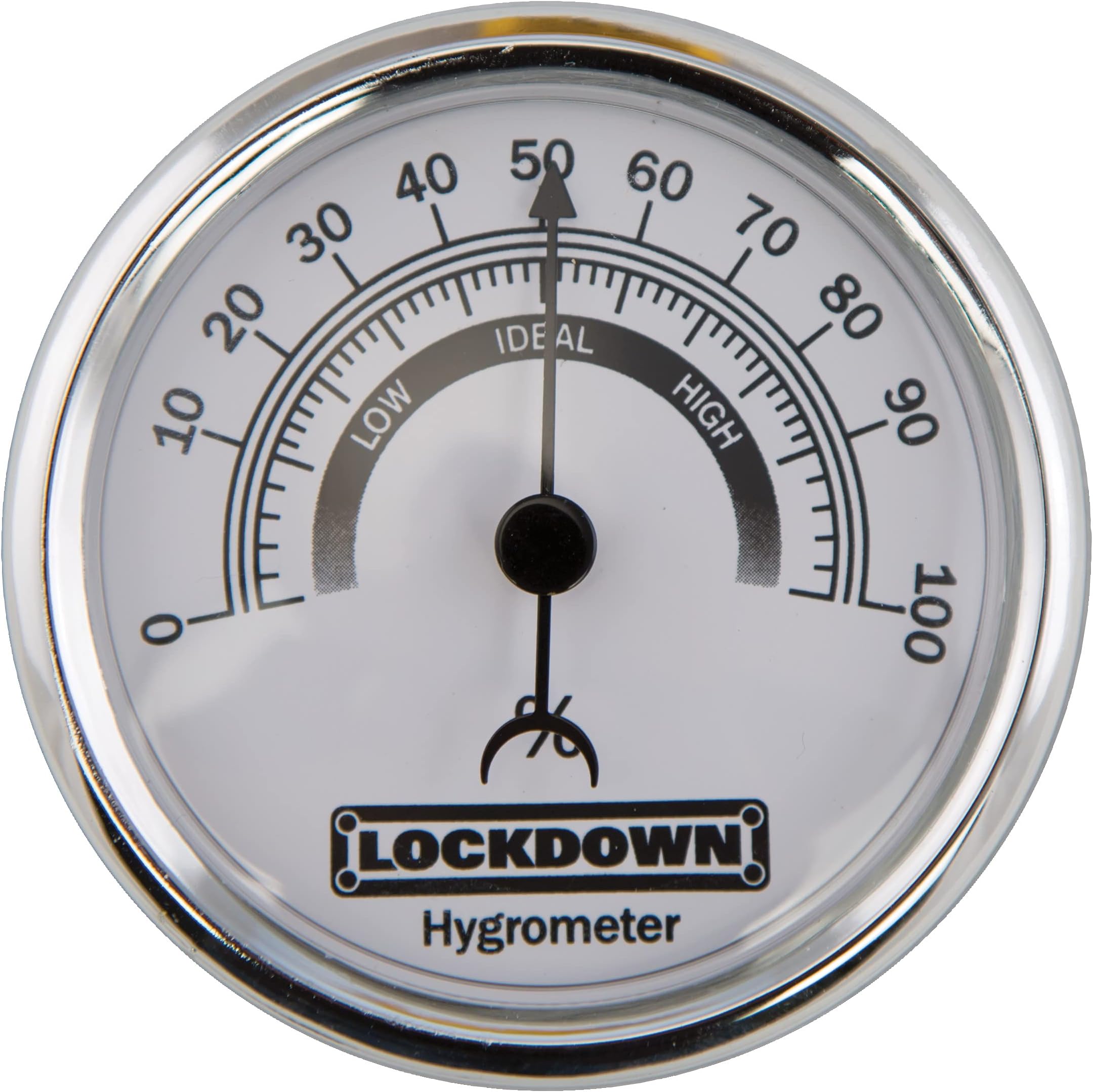 Lockdown Vault Hygrometer for Monitoring Humidity and Moisture Control in Gun Vault, Safe, Storage