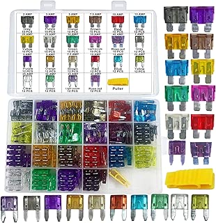 242 PCS Blade Car Fuses Assortment Kit - MuHize Car Truck Standard & Mini (2A/3A/5A/7.5A/10A/15A/20A/25A/30A/35A/40A), Boat Car RV SUV Truck Camper Automotive Replacement Fuses - coolthings.us