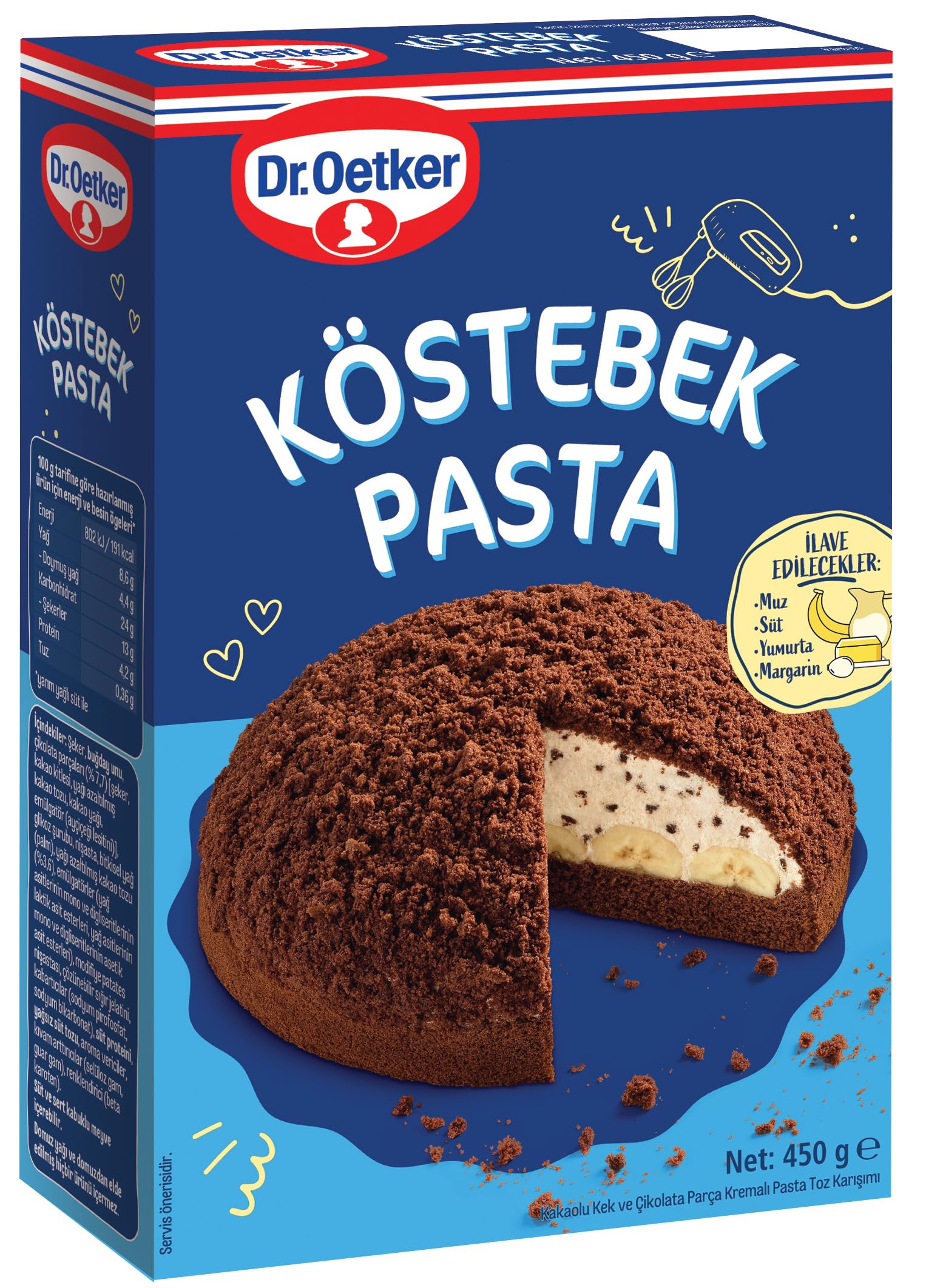 Dr. Oetker Köstebek Pasta 450 Gr