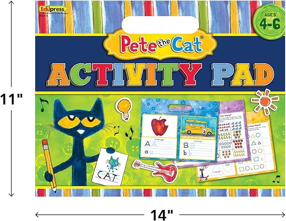Edupress Pete The Cat Activity Pad (EP62018) Medium