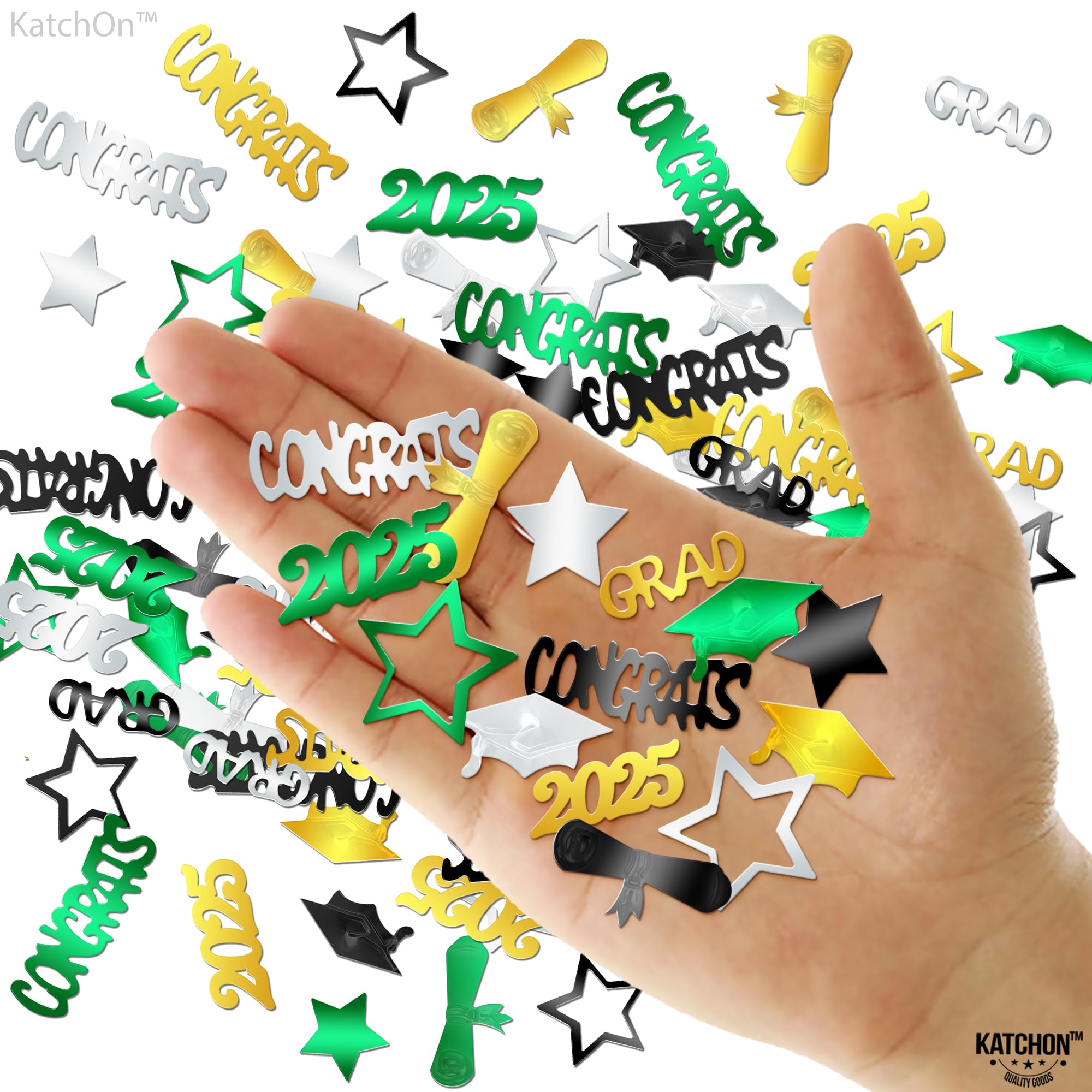 Confeti De Graduación De Felicitaciones De Graduación 2022 - 1.8 Onzas | Graduación De Confeti 2022, Decoraciones De Fiesta De Graduación 2022 Negro Y Dorado, Azul | Decoraciones De Mesa De