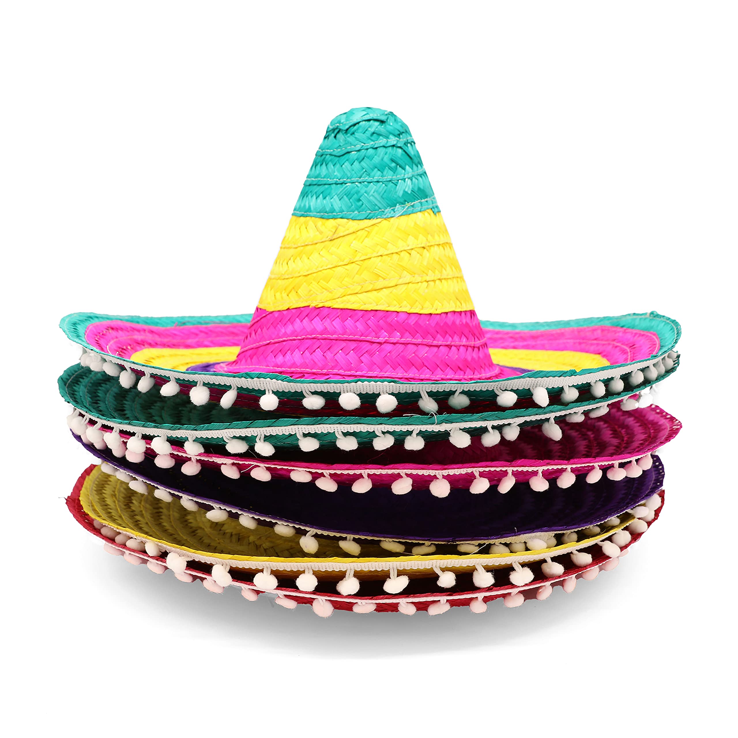 I LOVE FANCY DRESS LTD Meksykańskie dekoracje na przyjęcie Cinco de Mayo - 26-częściowy pakiet meksykańskiej flagi chorągiewki, nadmuchiwany kaktus, sombreros, marakas, cygara i wąsy