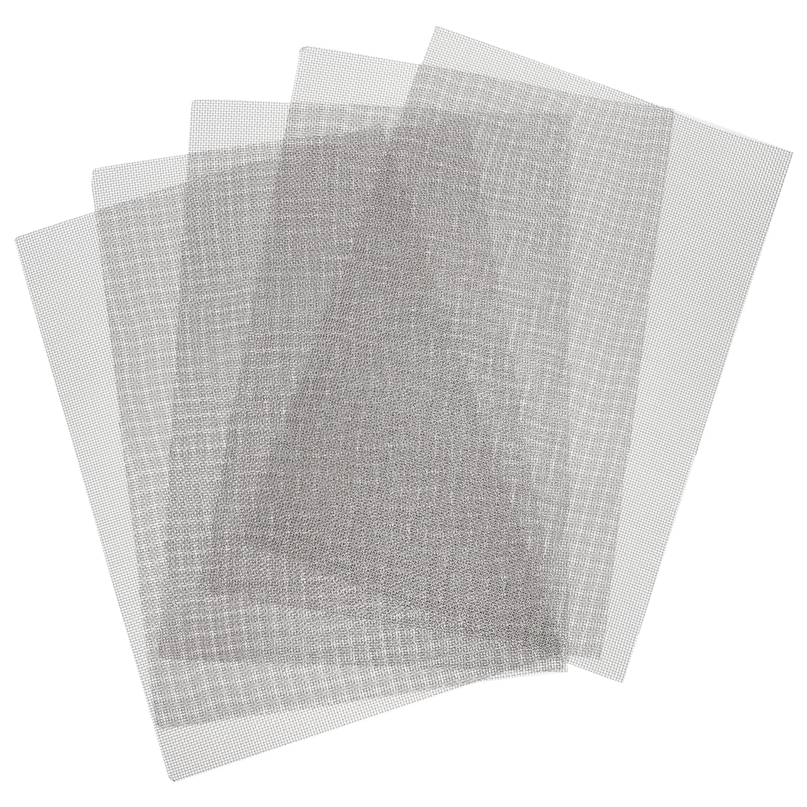 STOBAZA 5Pcs Mesh Stainless Steel Wire Mesh Screen for Air Ventilation and Cabinet Use Bird Feeder Screen Mesh