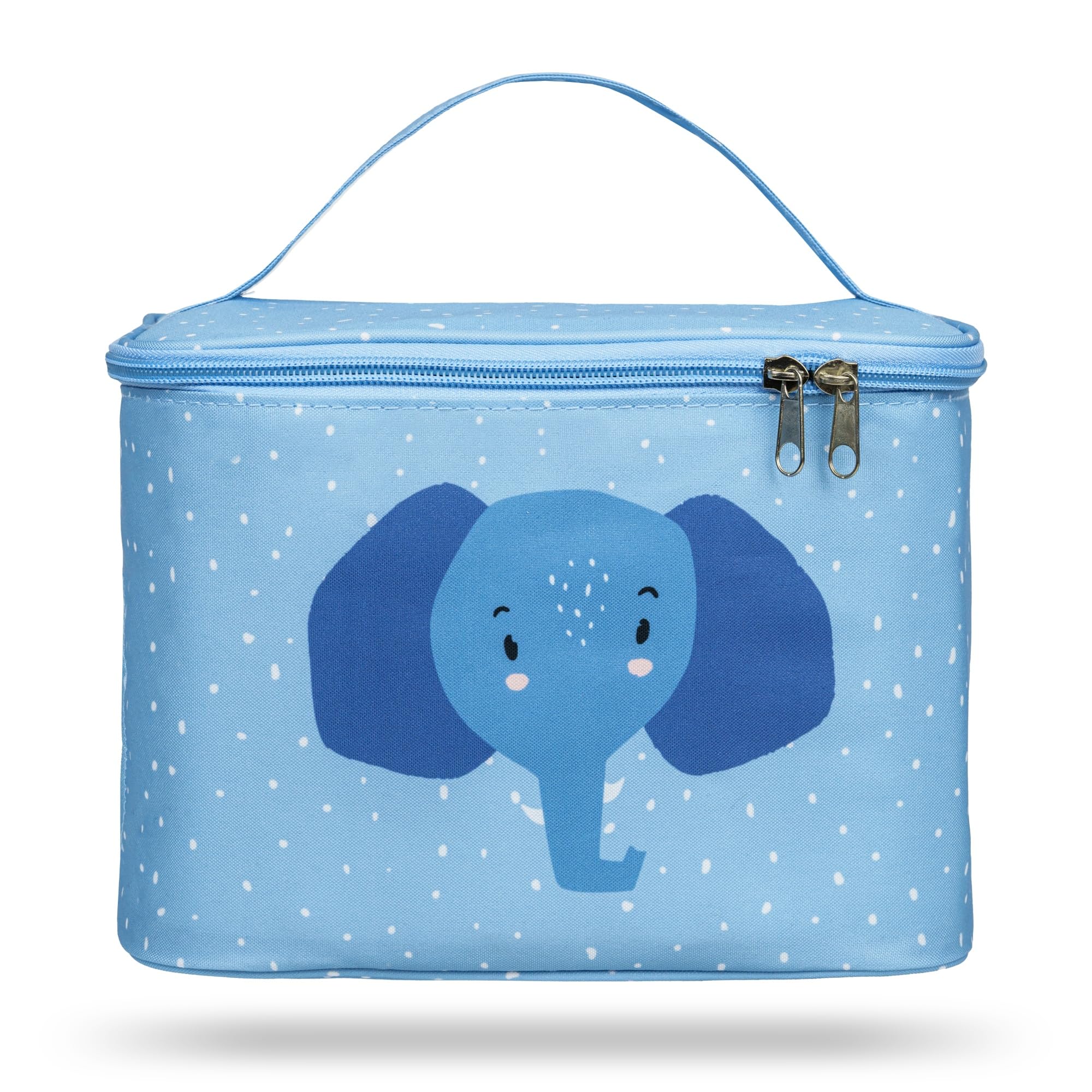Sac pour Toniebox - Sac de rangement pour boîte à musique, figurines auditives Tonies, écouteurs, chargeur et accessoires - Sac de transport pour Tonie - Sac de voyage, bleu, Music Cube