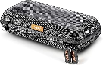 Shockproof Hard EVA Carrying Case Travel Pouch for External Hard Drive, Power Bank, Cell Phone, Cable, Cord - Portable Small Electronic Accessories Organizer Storage Zipper Pouch