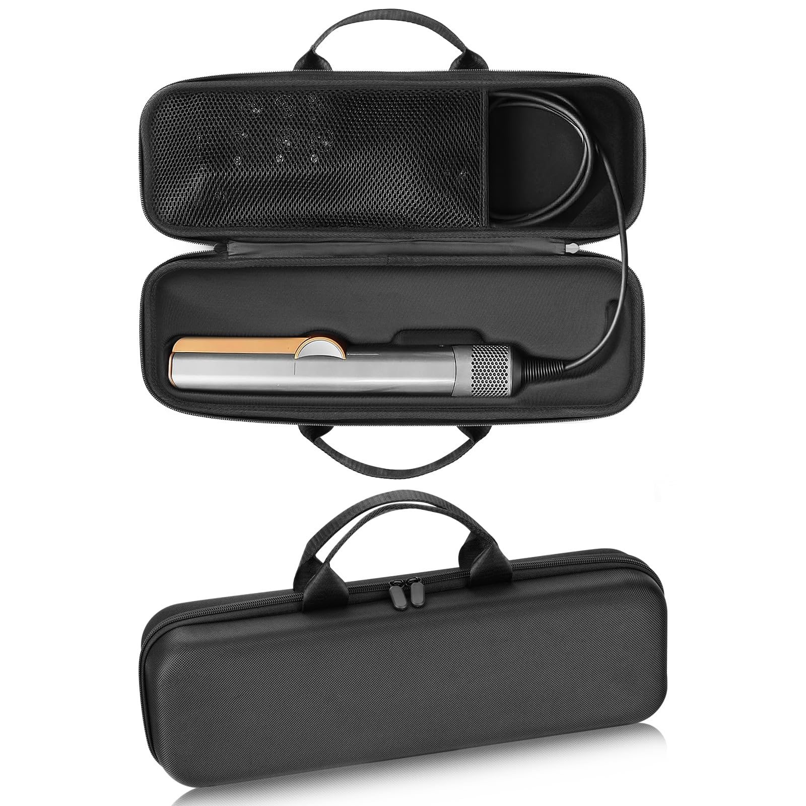 POFIBO Funda Rígida de Viaje para Dysons Airstrait HT01 - Bolsa de Viaje Portátil a Prueba de Golpes, Funda Protectora Portátil para la Plancha de Pelo para Dysons Airstrait
