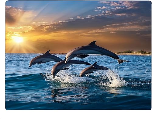 Vista 8 de Lighthouse Coastal Shoreline Waves Sandy Beach Tabla de cortar de vidrio para cocina, regalo decorativo para el océano, olas del faro Ondas