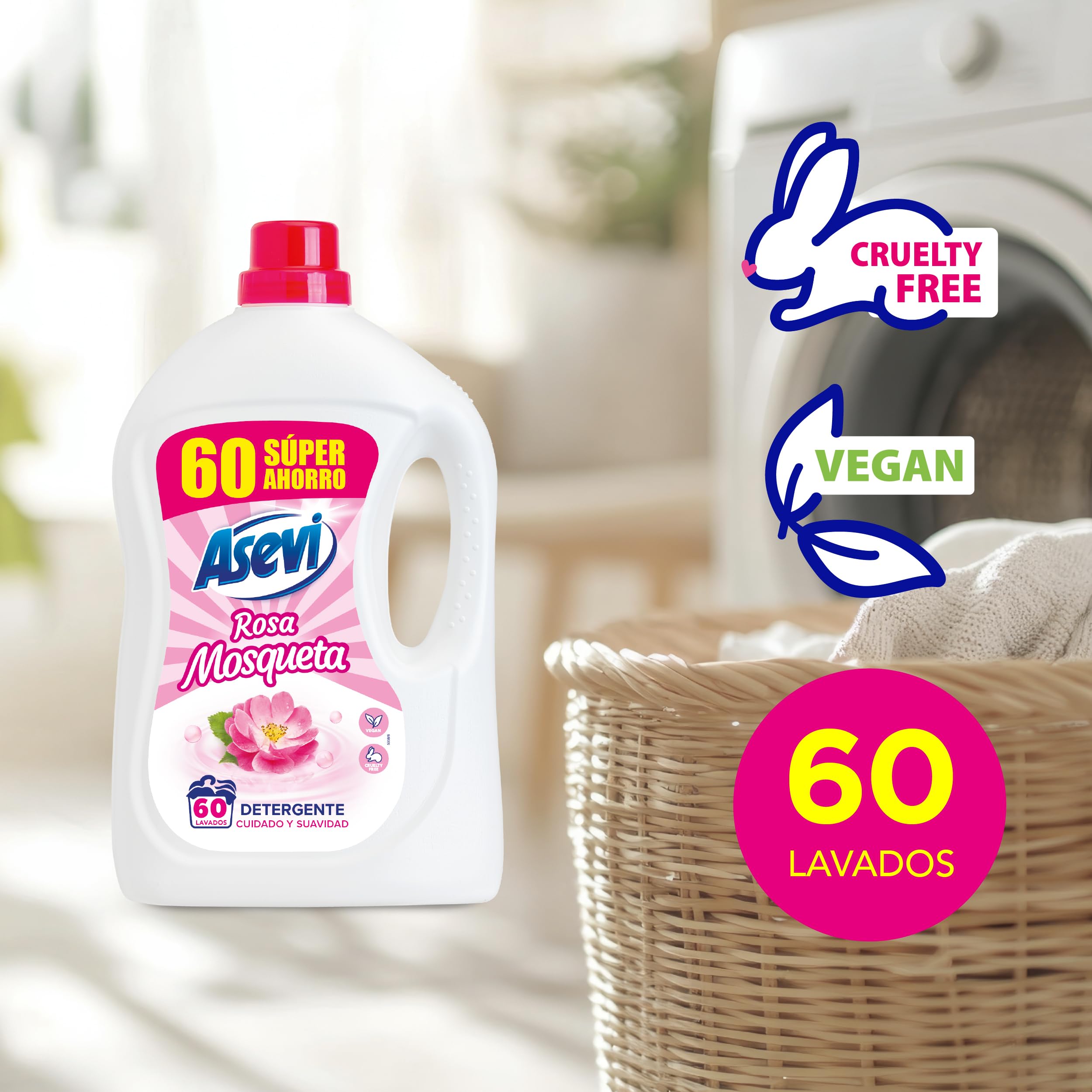 Asevi 23672 Płyn Do Prania, 3,12 l