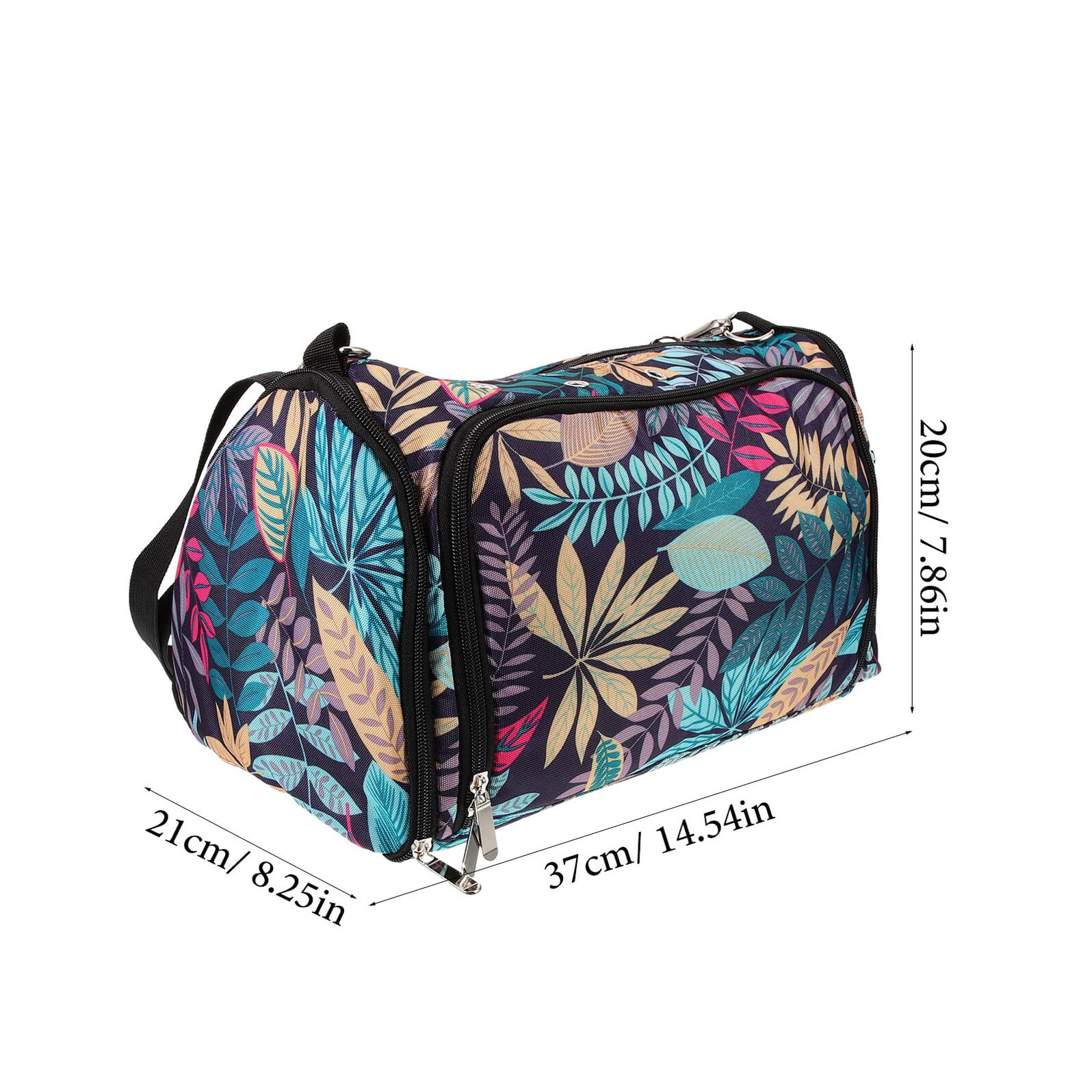 Bolsa Organizadora para Ganchillos de Crochet con Doble y Cremallera Bolsa de Almacenamiento Resistente y Ligera para Accesorios de Punto y Bordado Diseño Elegante y Portátil para