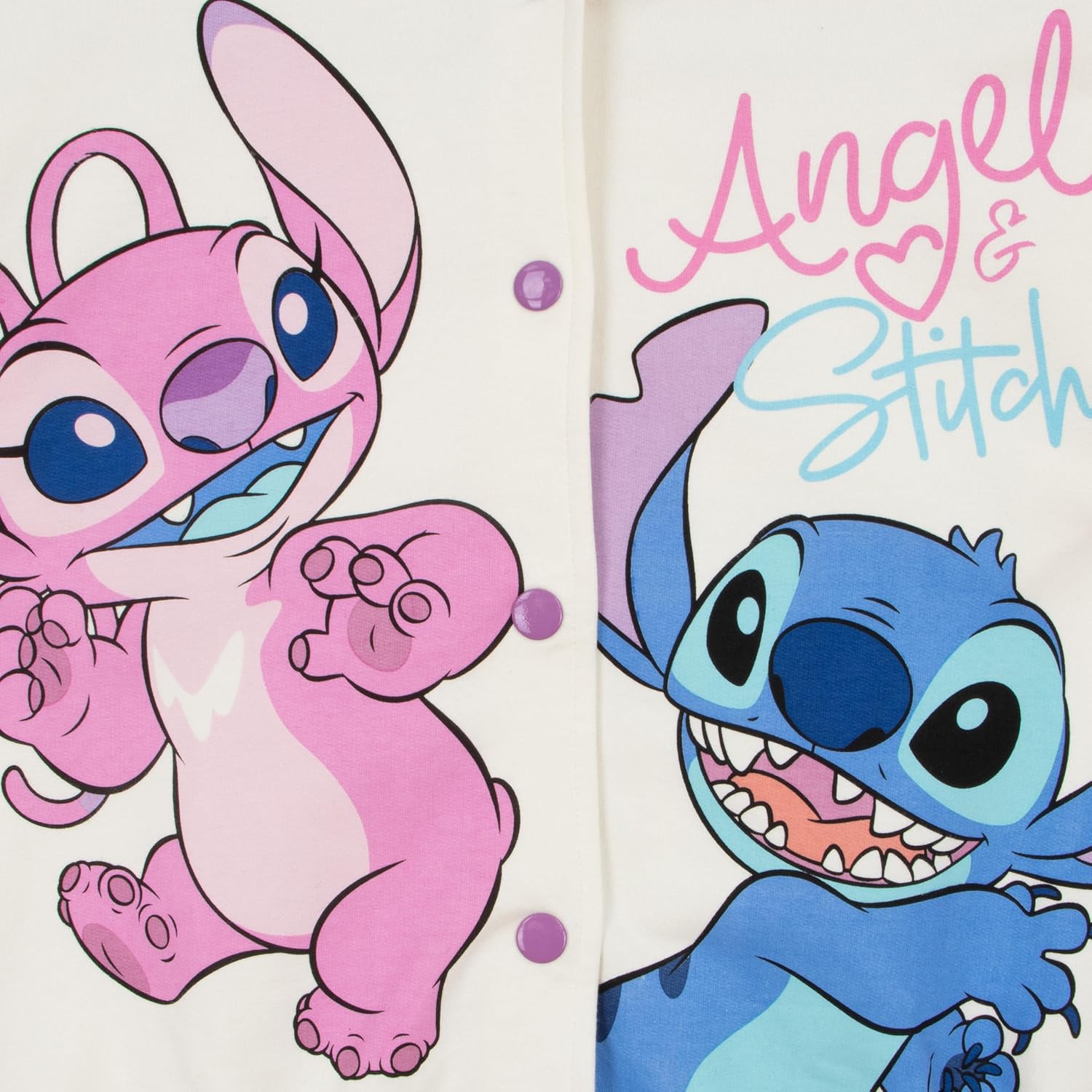 Disney Stitch Jacket For Girls | Lilo And Stitch Girls Jacket | Angel Varsity Jacket - Image 7