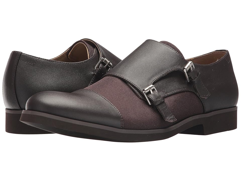 

Calvin Klein Finch (Dark Brown Nappa/Ballistic Nylon) Men's Shoes
