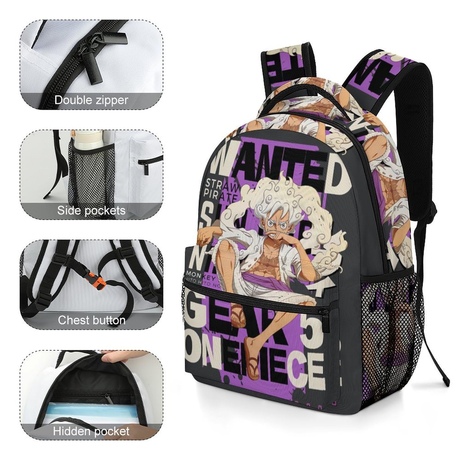Amazon.co.jp: リュックサック ワンピース ONE PIECE ルフィ ギア5