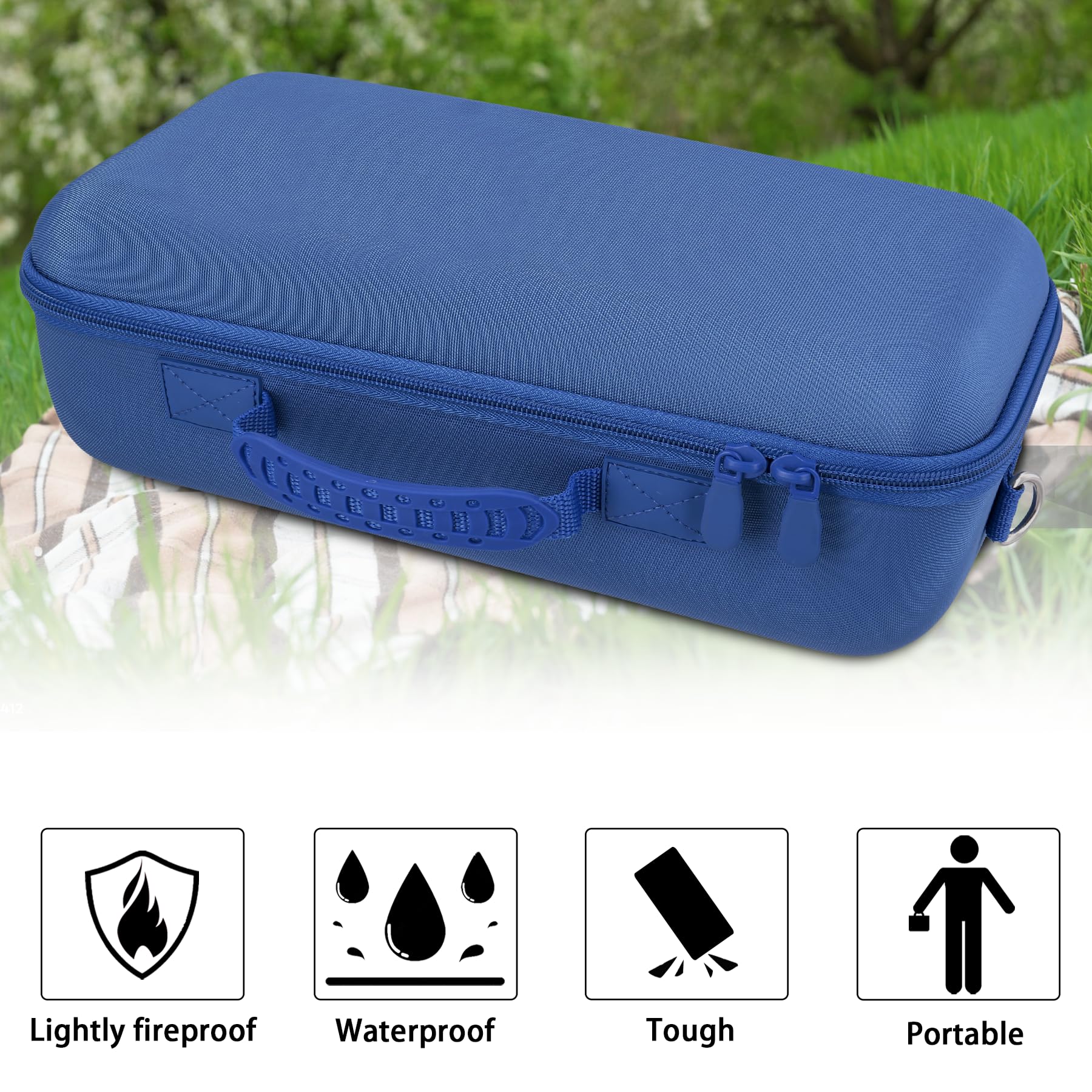 co2CREA Duro Viajar Caja Estuche Funda para Altavoz Bluetooth Bose SoundLink MAX portátil (Funda Solo,Case Only)