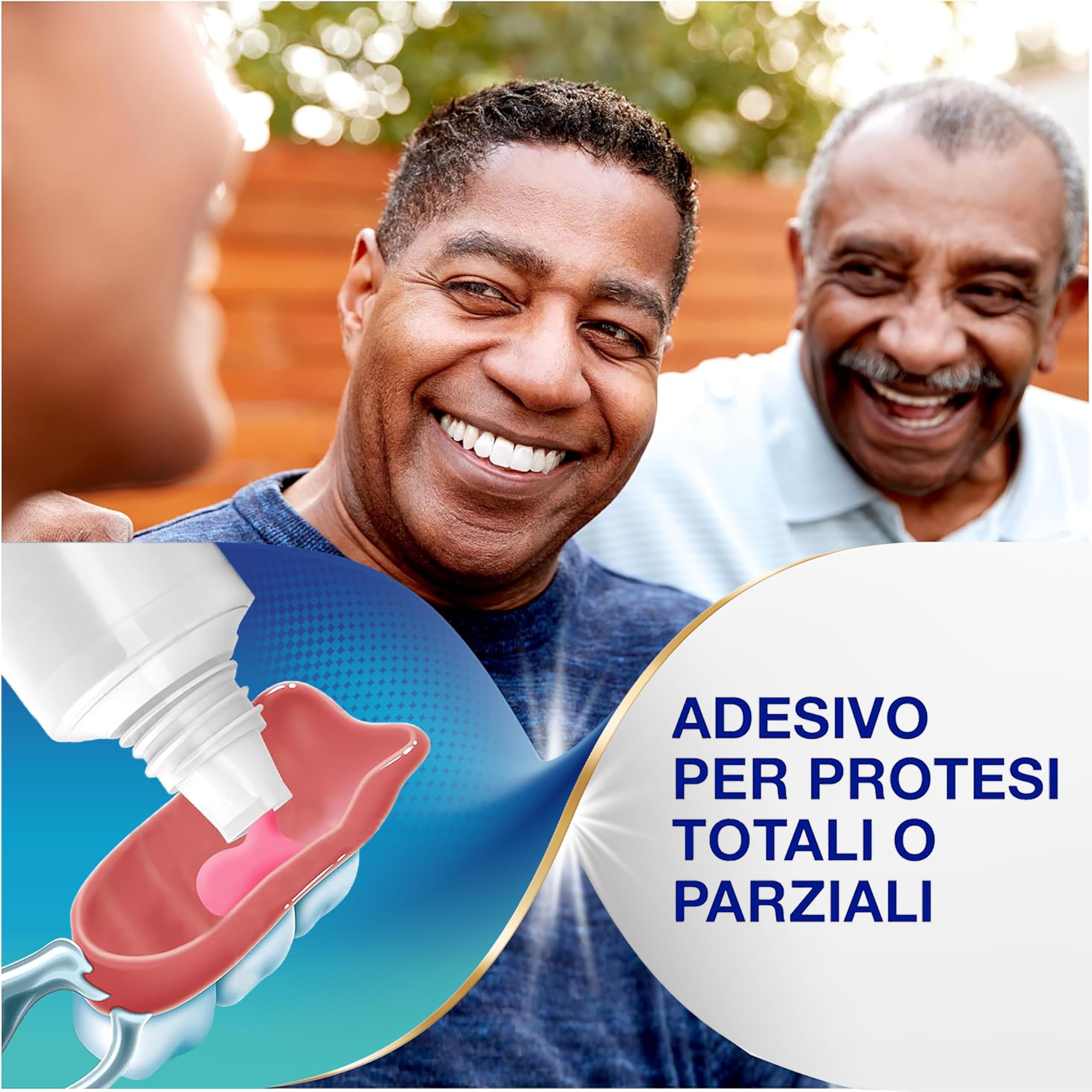 Polident Lunga Tenuta, Adesivo per Protesi Dentale, fino a 12 Ore di Tenuta Giornaliera, Gusto Menta Delicata, Pacco da 4x40 g