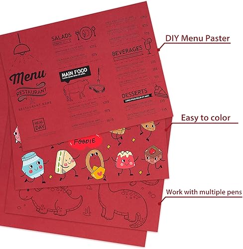 Miniatura 4 de Cartulina para manualidades y tarjetas, 8.5 x 11 pulgadas25 hojas de papel de 85 libras de 8.82 oz UAP013 (rojo navideño250 gsm, 8.5 x 11 pulgadas25