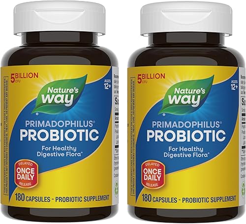 Nature's Way Primadophilus Original, 5 mil millones de UFC, 180 cápsulas (paquete de 2)