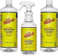 Vista 1 de Kit de removedor de manchas y concentrado Whip-It, 2 concentrados de 32 oz y 1 removedor de manchas en aerosol Pro de 32 oz, produce 64 botellas